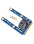 Mini-PCI-E-mSATA-SSD-a-SATA-Tarjeta-adaptadora-de-extension-MPCIe-de-7-pines-azul-PC0181L