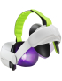 EasySMX Q20 para auriculares Oculus Quest 2 VR Correa para la cabeza ajustable con almohadillas para la cabeza adaptables (verd