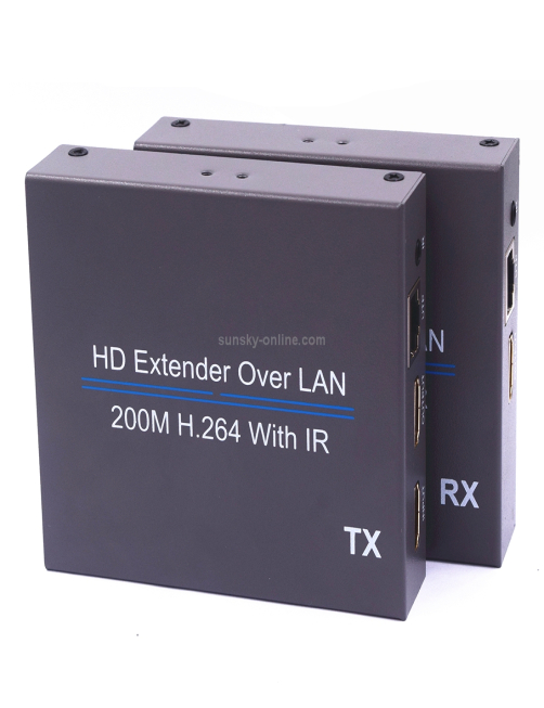 NK-E200IR-200m-Over-LAN-HDMI-H264-HD-Transmisor-Receptor-Extensor-con-IR-PC7859