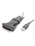 Cable 0 9 USB a Serie DB25 DB9 - Imagen 1