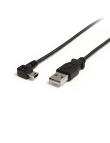Cable de 0 9m USB A a Mini B Acodado - Imagen 1