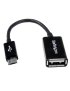 Cable 12cm Micro USB a USB A Hembra OTG - Imagen 2