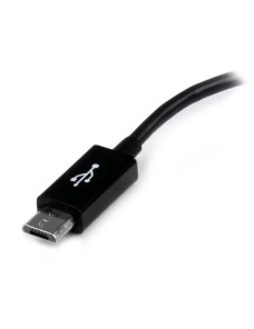 Cable 12cm Micro USB a USB A Hembra OTG - Imagen 3