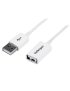 Cable 1m Extensor USB Blanco - Imagen 1