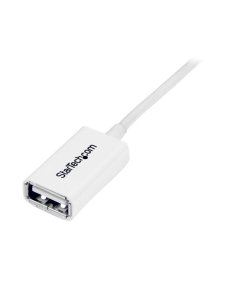 Cable 1m Extensor USB Blanco - Imagen 3