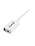 Cable 1m Extensor USB Blanco - Imagen 3