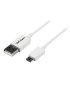 Cable 2m USB A Micro B Blanco - Imagen 1