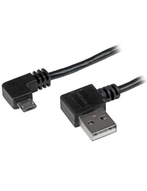 Cable de 1m Micro USB Acodado a Derecha - Imagen 1
