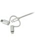 Cable 1m USB a USBC Micro Lightning - Imagen 2