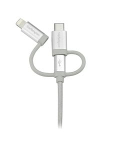 Cable 1m USB a USBC Micro Lightning - Imagen 4