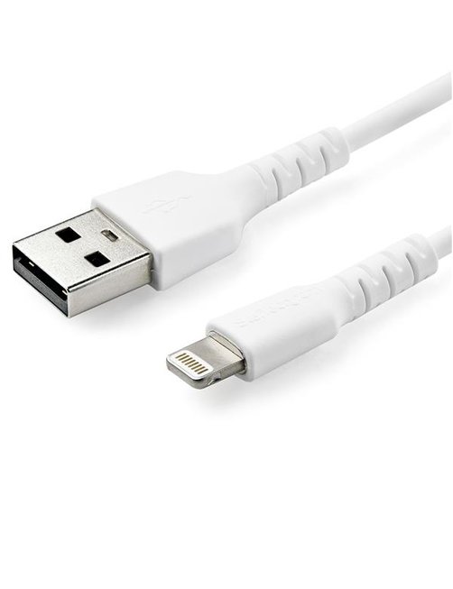 Cable USB a Lightning 1m Blanco - Imagen 1