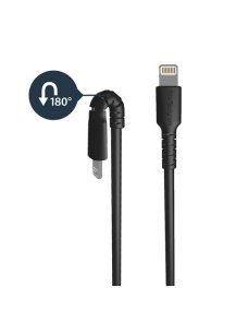 Cable 2m USB a Lightning MFi Negro - Imagen 5