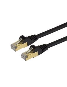 Cable de Red Cat6a STP de 0 9m Negro - Imagen 1