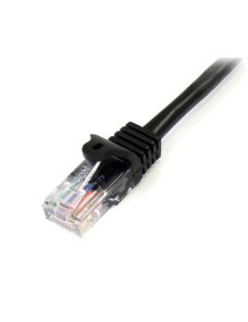Cable de Red 0 5m Negro Cat5e Ethernet - Imagen 2
