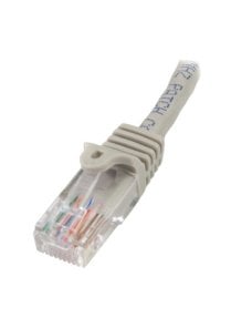 Cable de Red de 0 5m Gris Cat5e Ethernet - Imagen 2