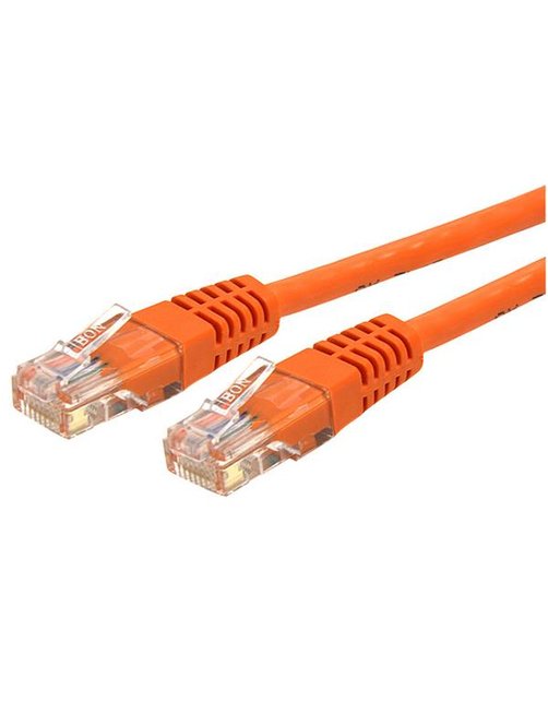 Cable Red 1 8m Cat6 UTP RJ45 ETL Naranja - Imagen 1