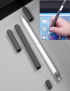 Para Apple Pencil Creative 4 en 1 Anti-perdida (tapa de lápiz + punta de lápiz + 2 * funda de portalápices) Juego protector 