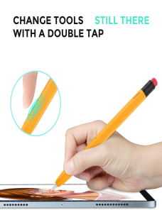 Para Apple Pencil 2 AhaStyle PT180-2 Estuche protector de silicona Estuche para bolígrafo capacitivo antideslizante y anticaí