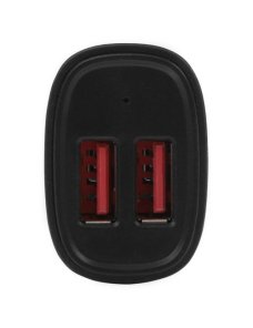 Cargador de Auto 2x USB 24W 4 8A Negro - Imagen 3