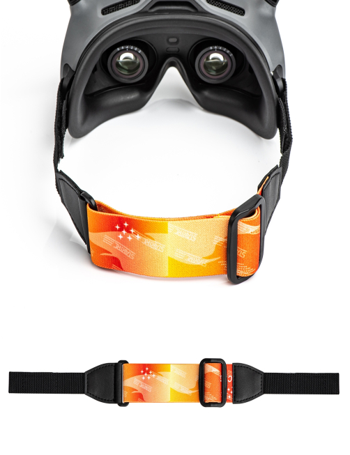Para-DJI-Avata-Goggles-2-STARTRC-Diadema-con-correas-elasticas-naranja-DOP0581E