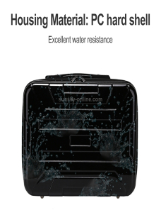 Caja fuerte portátil que lleva la caja de almacenamiento de viajes a prueba de agua Bolsa de almacenamiento para DJI FPV (plat