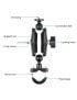 PULUZ-Motorcycle-Handlebar-Fixed-Mount-U-Bolt-Base-Holder-for-GoPro-and-Other-Action-CamerasBlack-PU701B