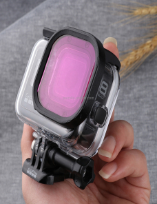 Kits-de-filtros-de-lentes-de-buceo-con-carcasa-cuadrada-de-3-colores-rosa-morado-rojo-para-GoPro-HERO8-carcasa-impermeable-origi