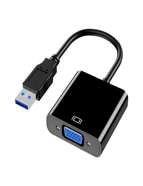 Convertidor-de-video-HW-1501-USB-a-VGA-HD-negro-PC2040B