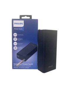 Batería Portátil Powerbank Philips 30k mah, 22.5W, carga rápida, USB-C