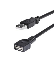 Cable Extensión USB con Conector Macho a USB Hembra 1.80mts.