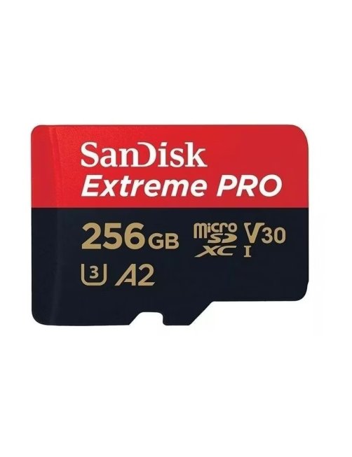 Tarjeta Micro SD Extreme Pro 256GB A2 U3 V30 SDSQXCZ-256G-GN6MA