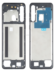Para-Samsung-Galaxy-A21-SM-A215-placa-de-bisel-de-marco-medio-negro-SPA2639B