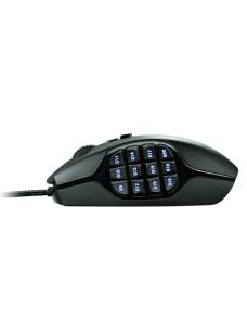 Logitech Gaming Mouse G600 MMO - Ratón - diestro - laser - 20 botones - cableado - USB - negro