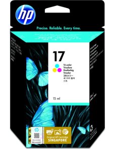 HP 17 - 15 ml - color (cian, magenta, amarillo) - original - cartucho de tinta - para Deskjet 816c, 825c, 825cvr, 840c, 841c, 84
