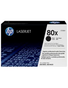 HP 80x - Alto rendimiento - negro - original - LaserJet - cartucho de tóner (CF280X) - para LaserJet Pro 400 M401, MFP M425 - Im