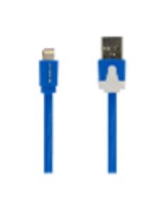 Cable de carga USB iphone 1.83mts certificado duracell, azul