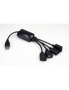 Xtech - USB cable - 4 pin USB Type A - to 4 USB hub adapt - Imagen 1