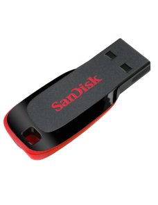 SanDisk Cruzer Blade - Unidad flash USB - 128 GB - USB - negro, rojo - Imagen 10