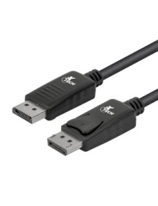 Xtech - Cable DisplayPort - DisplayPort (M) a DisplayPort (M) - 1.8 m - trabado - negro - Imagen 1