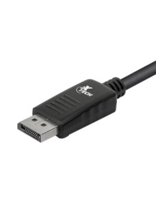 Xtech - Cable DisplayPort - DisplayPort (M) a DisplayPort (M) - 1.8 m - trabado - negro - Imagen 2