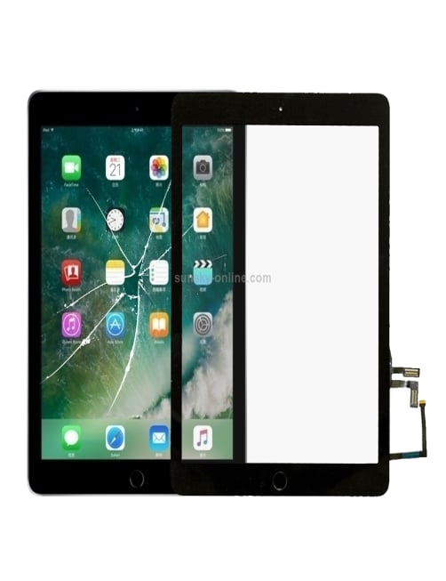 Panel-tactil-con-cable-flexible-de-tecla-de-inicio-para-iPad-5-de-97-pulgadas-2017-A1822-A1823-negro-SP9188B