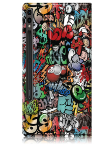 Para-Samsung-Galaxy-Tab-S9-360-Soporte-de-rotacion-Pintado-Smart-Leather-Tablet-Case-Graffiti-EDA005116802A