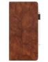 Para-Samsung-Galaxy-Tab-S9-Life-Tree-Series-Funda-para-tableta-de-cuero-con-tapa-horizontal-marron-EDA005130202E