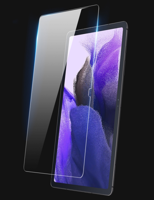 Para Samsung Galaxy Tab S7 Fe / S7 + / S8 + DUX DUCIS 0.33mm 9h Medio Alumina HD Pantalla completa Película de vidrio templado