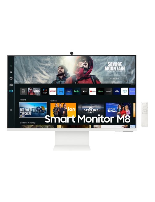 Smart Monitor Samsung M8 32" 4K Streaming TV y Cámara SlimFit