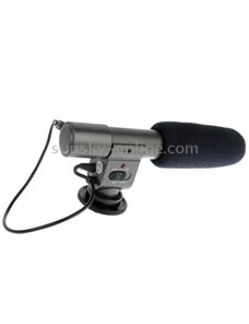 Mini micrófono estéreo profesional para videocámara DV