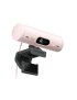 Cámara web Logitech Brio 500 1080p HDR con Show Mode, rosa