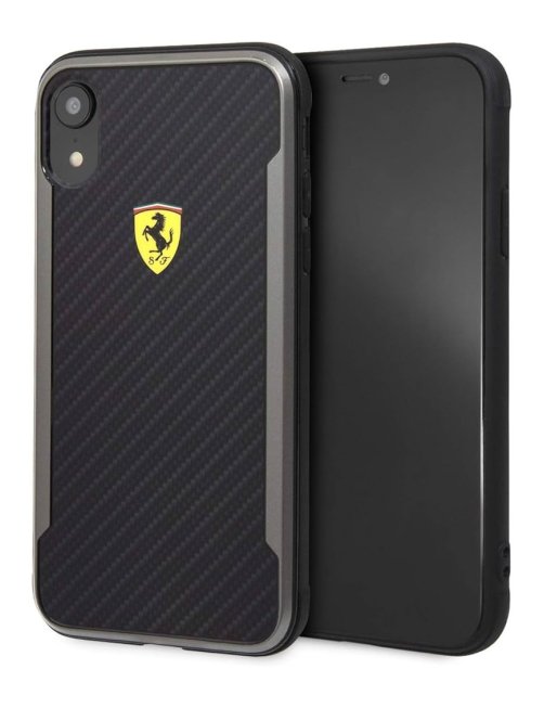 Carcasa Ferrari Iphone XR black FESPCHCI61CBBK