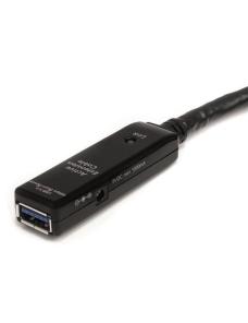 StarTech.com Cable Extensor Alargador USB 3.0 SuperSpeed Activo de 5m - USB A Macho a Hembra - Negro - Cable alargador USB - USB