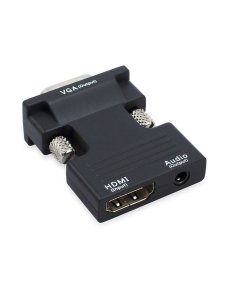 Adaptador 1080P HDMI Female to VGA Male con Audio Output Cable C3B3 WI